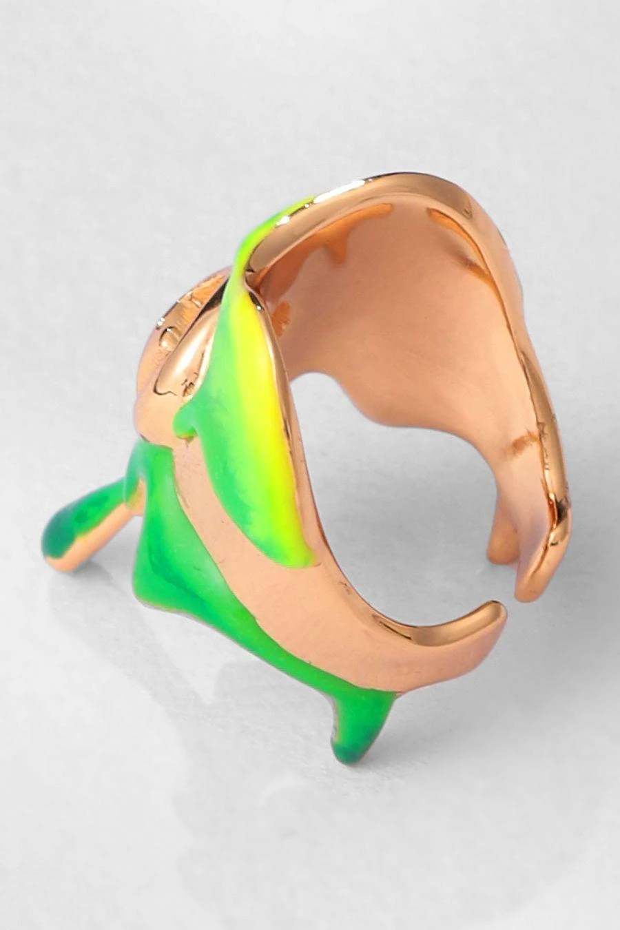 Outhouse Acid Green Molten Ring 7 Outhouse Acid Green Molten Ring - Image 5