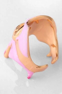 Outhouse Bubblegum Pink Molten Ring -Inca Sales Store 1411oh21 3