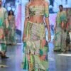 Payal Singhal Green Agnes Tropical Printed Skirt Set