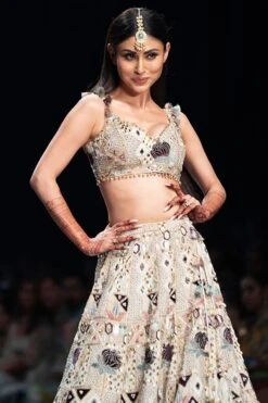 Payal Singhal Off White Embellished Lehenga Set 10 Payal Singhal Off White Embellished Lehenga Set -Inca Sales Store 1411ps41 3