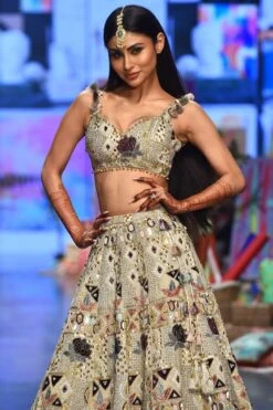 Payal Singhal Off White Embellished Lehenga Set 11 Payal Singhal Off White Embellished Lehenga Set -Inca Sales Store 1411ps41 4