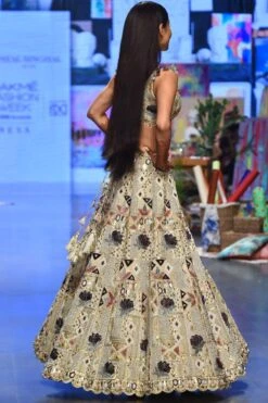 Payal Singhal Off White Embellished Lehenga Set 13 Payal Singhal Off White Embellished Lehenga Set -Inca Sales Store 1411ps41 6