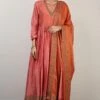 Rhua Pink Panelled Anarkali Set -Inca Sales Store 1411ra8 1