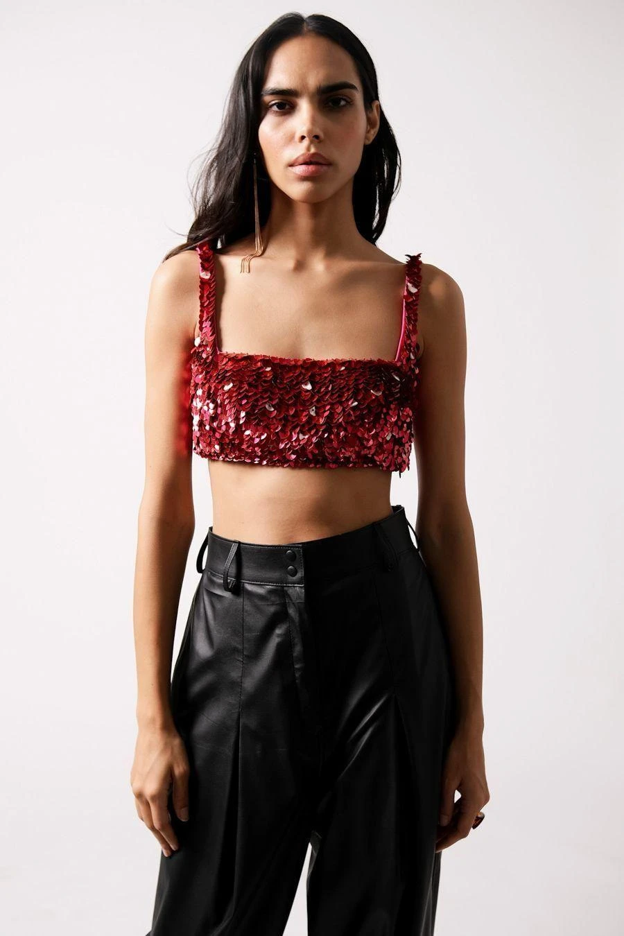 431-88 By Shweta Kapur Fuchsia Rose Blouse 5 431-88 By Shweta Kapur Fuchsia Rose Blouse - Image 3