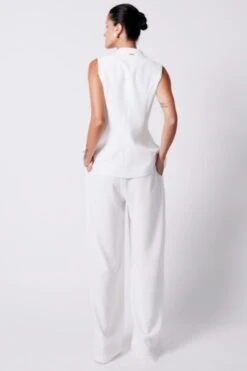 431-88 By Shweta Kapur White Tan Blazer -Inca Sales Store 1411sk15 3