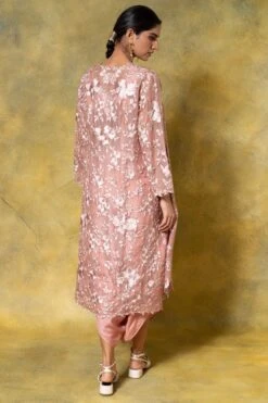 Aikeyah Pink Amelia Floral Embellished Cape Set -Inca Sales Store 14423aik1 6