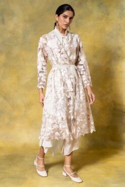 Aikeyah Ivory Grace Embellished Jacket Set 9 Aikeyah Ivory Grace Embellished Jacket Set -Inca Sales Store 14423aik6 3