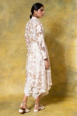 Aikeyah Ivory Grace Embellished Jacket Set 11 Aikeyah Ivory Grace Embellished Jacket Set -Inca Sales Store 14423aik6 5