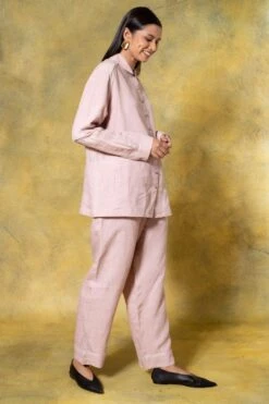 Divyam Mehta Pink Pleated Co-ord Set -Inca Sales Store 14423dm1 3