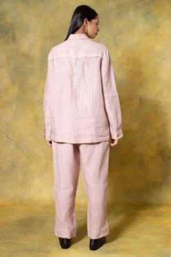 Divyam Mehta Pink Pleated Co-ord Set -Inca Sales Store 14423dm1 5