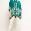 PATINE Emerald Green Gara Embroidered Shirt -Inca Sales Store 14423pat7 1