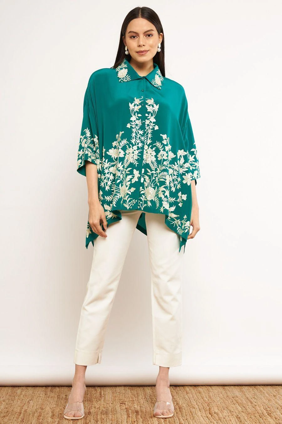 PATINE Emerald Green Gara Embroidered Shirt 3 PATINE Emerald Green Gara Embroidered Shirt