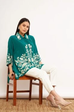 PATINE Emerald Green Gara Embroidered Shirt 8 PATINE Emerald Green Gara Embroidered Shirt -Inca Sales Store 14423pat7 3