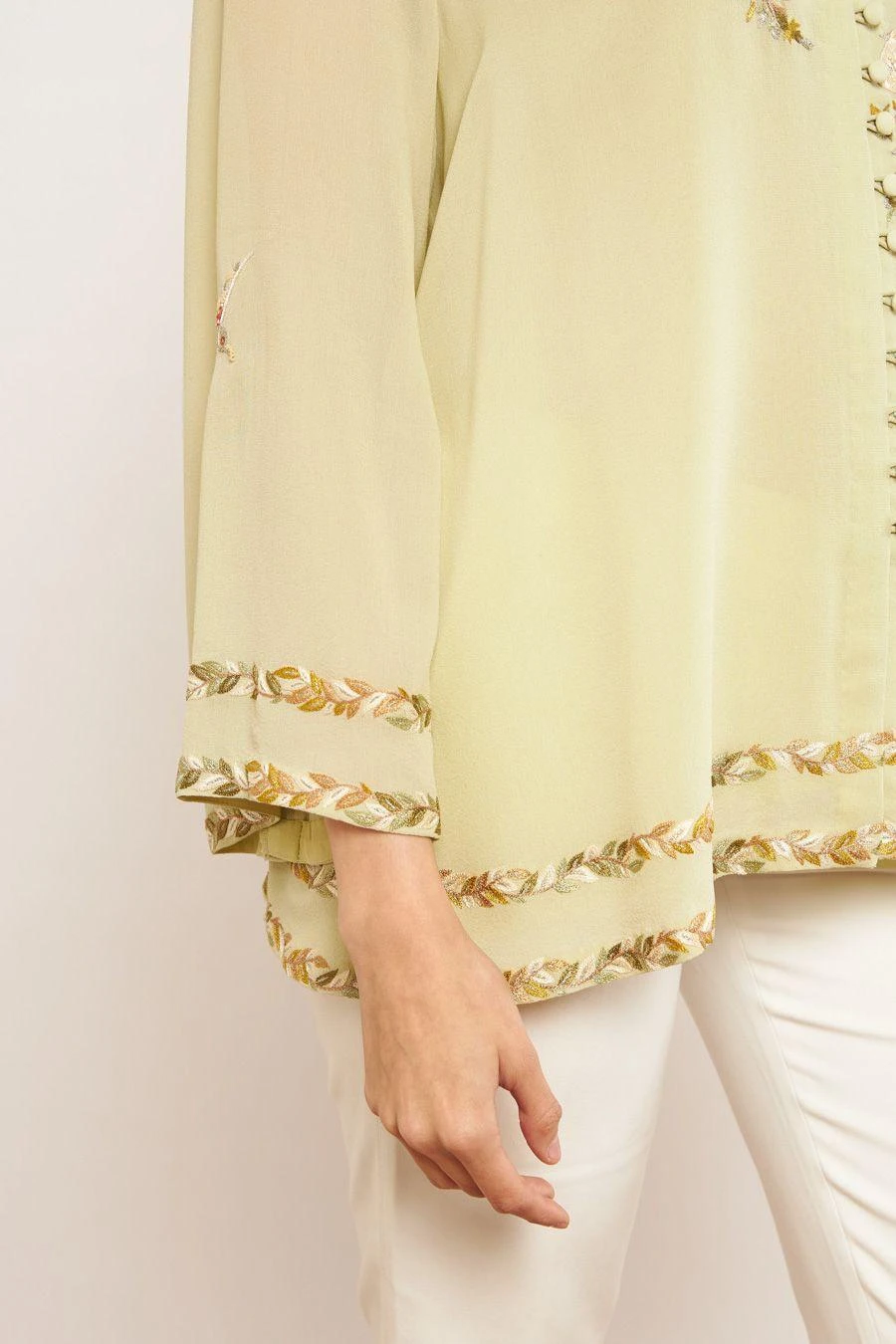 PATINE Mint Green Gara Embroidered Shirt 6 PATINE Mint Green Gara Embroidered Shirt - Image 4