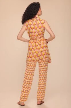 Payal Jain Yellow Abstract Printed Pants -Inca Sales Store 14623pj14 5
