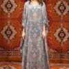 NORN Blue Abstract Printed Kaftan -Inca Sales Store 14723nn6 1
