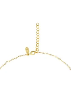 Zariin Gold Pearl & Mirror Work Necklace -Inca Sales Store 14723zrn1 4