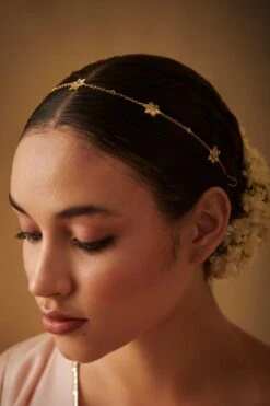 Zariin Gold Mirror Polki Mathapatti