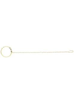 Zariin Gold Mirror Polki Nose Ring -Inca Sales Store 14723zrn14 4