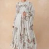 Anamika Khanna Ivory Floral Embellished Kurta Set 2 Anamika Khanna Ivory Floral Embellished Kurta Set -Inca Sales Store 14823ak4 1