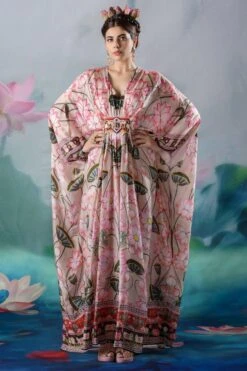 Rajdeep Ranawat Beige Imama Embellished Kaftan -Inca Sales Store 1503rr07 2