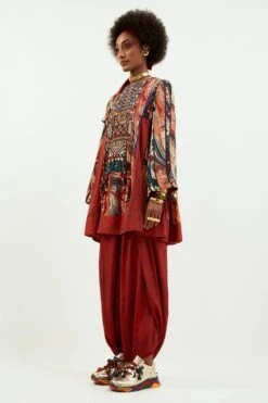 Aseem Kapoor Multicoloured Afghan Tunic Set -Inca Sales Store 150723ak13 3