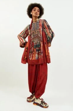 Aseem Kapoor Multicoloured Afghan Tunic Set -Inca Sales Store 150723ak13 4