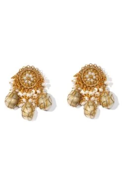 Vaidaan Rakshika Pearl Earrings -Inca Sales Store 1509va04 2