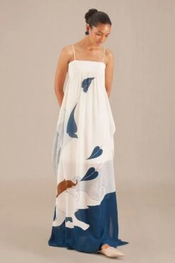 AMPM Fidah Timeless Ivory Crepe Dress