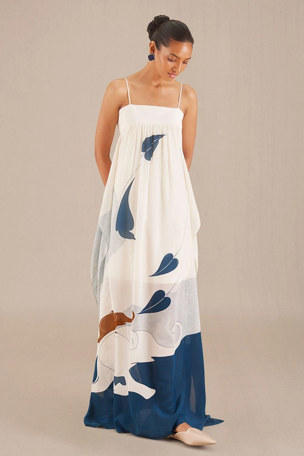 AMPM Fidah Timeless Ivory Crepe Dress 3 AMPM Fidah Timeless Ivory Crepe Dress