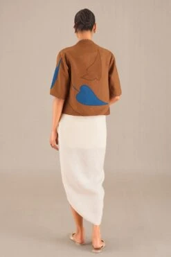 AMPM Sabaah Natural Brown Linen Jacket Set -Inca Sales Store 151223ampm22 3