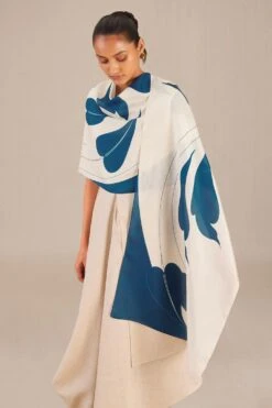 AMPM Zaahira Botanical Green Silk Scarf -Inca Sales Store 151223ampm26 3