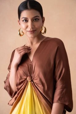 Inca Radiant Multi-hued Ombre Knot Kaftan Dress -Inca Sales Store 15124inca6 4