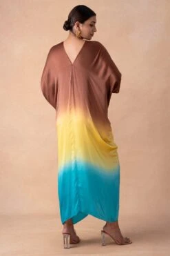 Inca Radiant Multi-hued Ombre Knot Kaftan Dress -Inca Sales Store 15124inca6 5