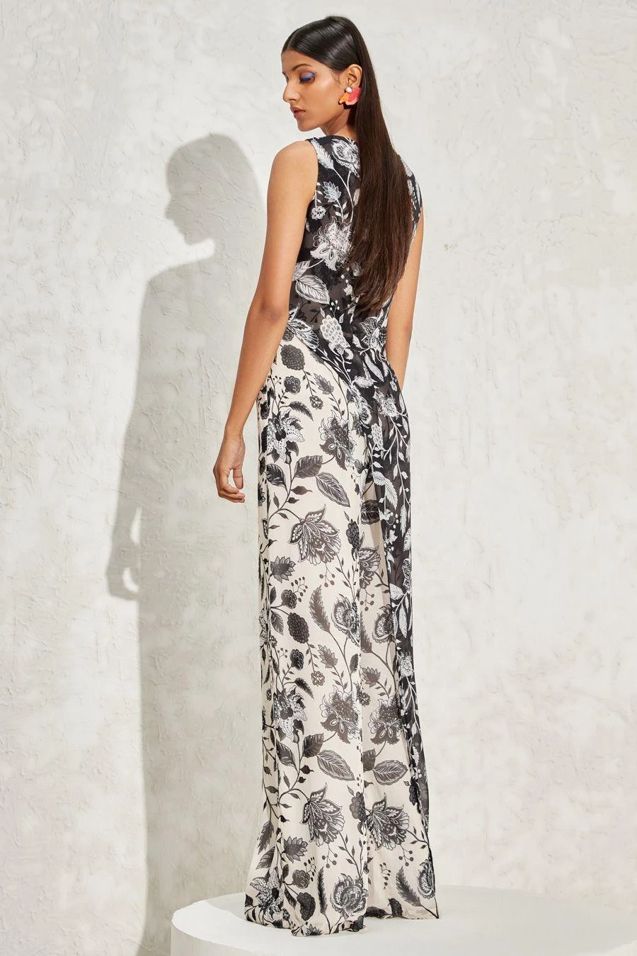 Namrata Joshipura Black & White Eden Overlap Jumpsuit 6 Namrata Joshipura Black & White Eden Overlap Jumpsuit - Image 4