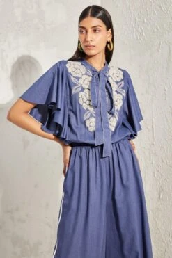 Namrata Joshipura Pearl Floral Embellished Jumpsuit -Inca Sales Store 1532023nj54 4