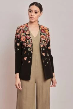 PATINE Black Parsi Gara Embroidered Jacket -Inca Sales Store 15350 3