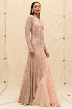 Ritika Mirchandani Pink Embellished Jacketed Lehenga Set -Inca Sales Store 153sw8 3