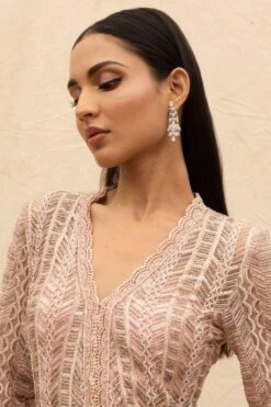 Ritika Mirchandani Pink Embellished Jacketed Lehenga Set -Inca Sales Store 153sw8 4