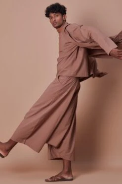 Mati Men Brown Cotton Jacket Set 8 Mati Men Brown Cotton Jacket Set -Inca Sales Store 154ma43 3