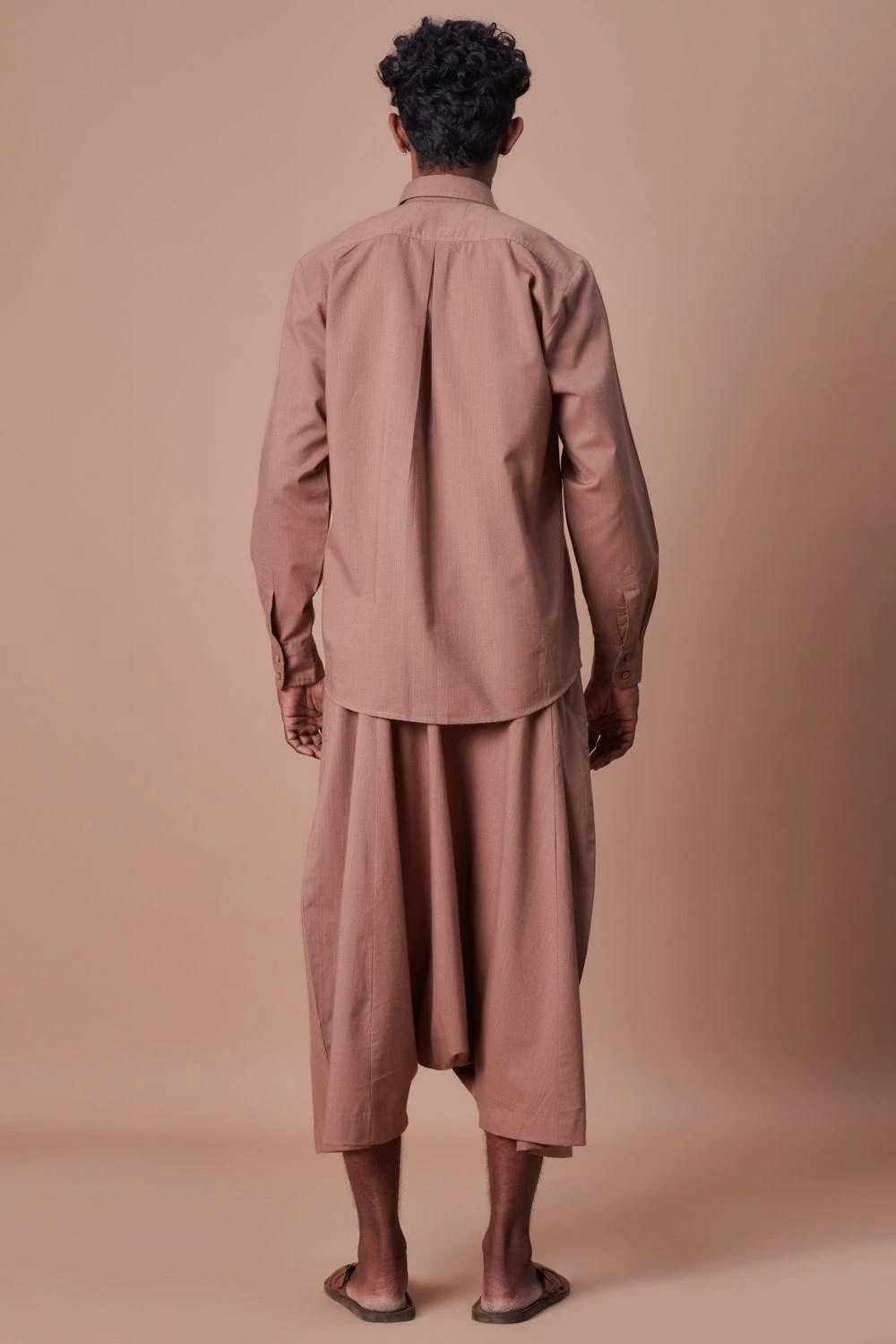 Mati Men Brown Cotton Jacket Set 6 Mati Men Brown Cotton Jacket Set - Image 4