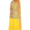 Payal Singhal Yellow Embroidered Sharara Set