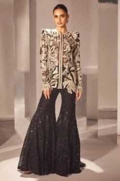 Ritika Mirchandani Kiraz Floral Embellished Sharara Set