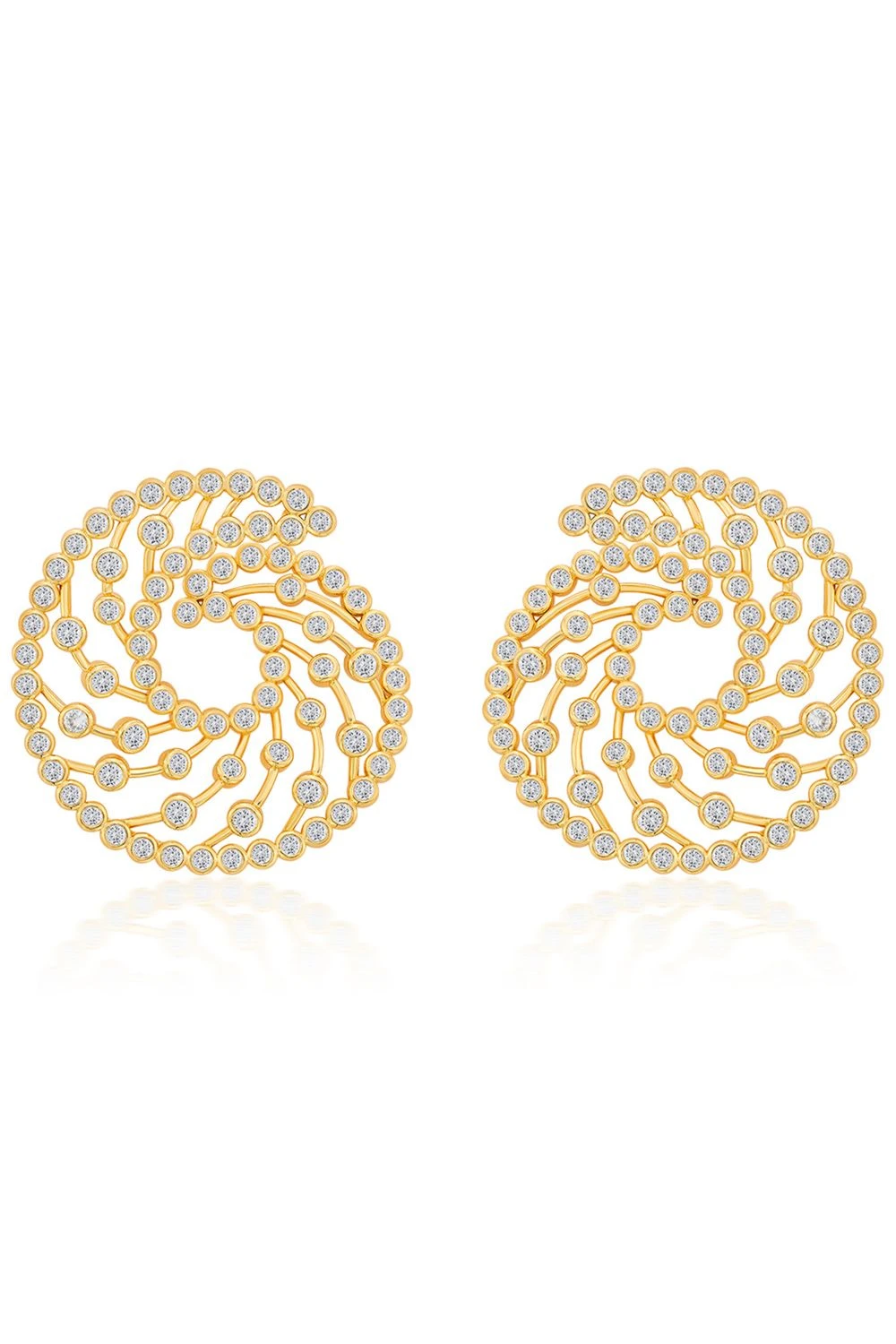 Isharya Amara Lattice Swirl Earrings 4 Isharya Amara Lattice Swirl Earrings - Image 2