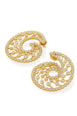 Isharya Amara Lattice Swirl Earrings 8 Isharya Amara Lattice Swirl Earrings -Inca Sales Store 15623is12 3
