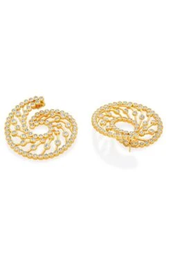 Isharya Amara Lattice Swirl Earrings 9 Isharya Amara Lattice Swirl Earrings -Inca Sales Store 15623is12 4
