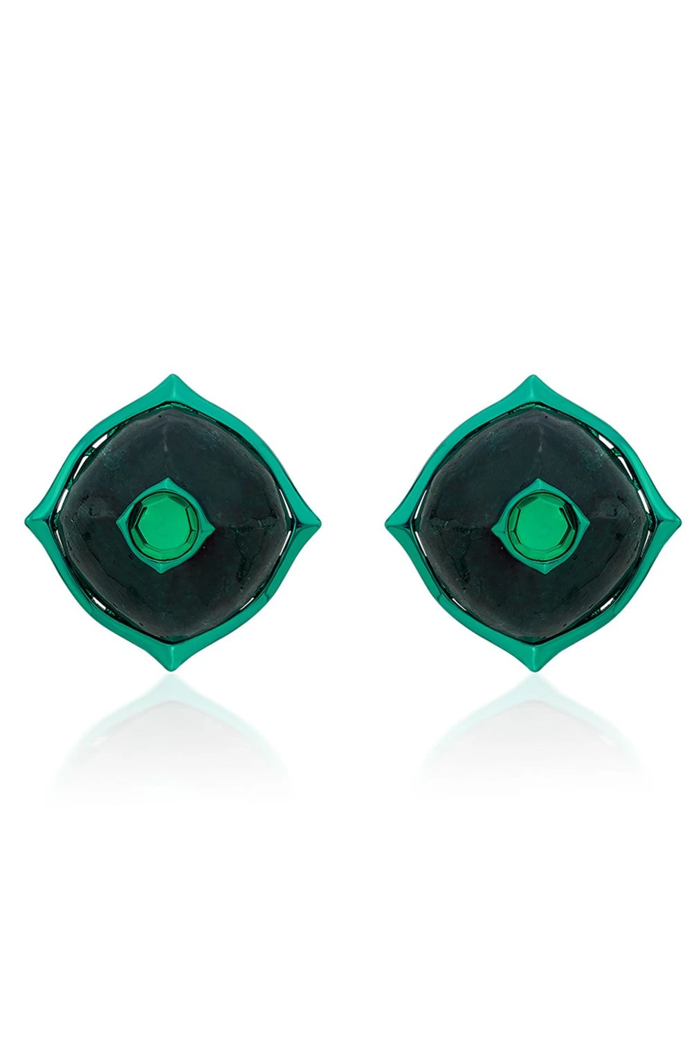 Isharya Sultana Dome Stud Earrings 4 Isharya Sultana Dome Stud Earrings - Image 2
