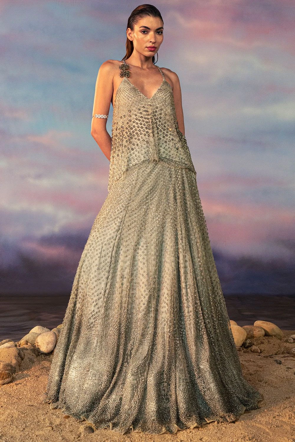 Rohit Gandhi + Rahul Khanna Sahn Top With Eden Lehenga 3 Rohit Gandhi + Rahul Khanna Sahn Top With Eden Lehenga