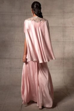 Ahilian Powder Pink Embroidered Cape Set -Inca Sales Store 157ahili14 5