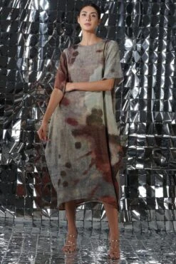 YAVI Grey Vulcan Dress -Inca Sales Store 159ya14 3